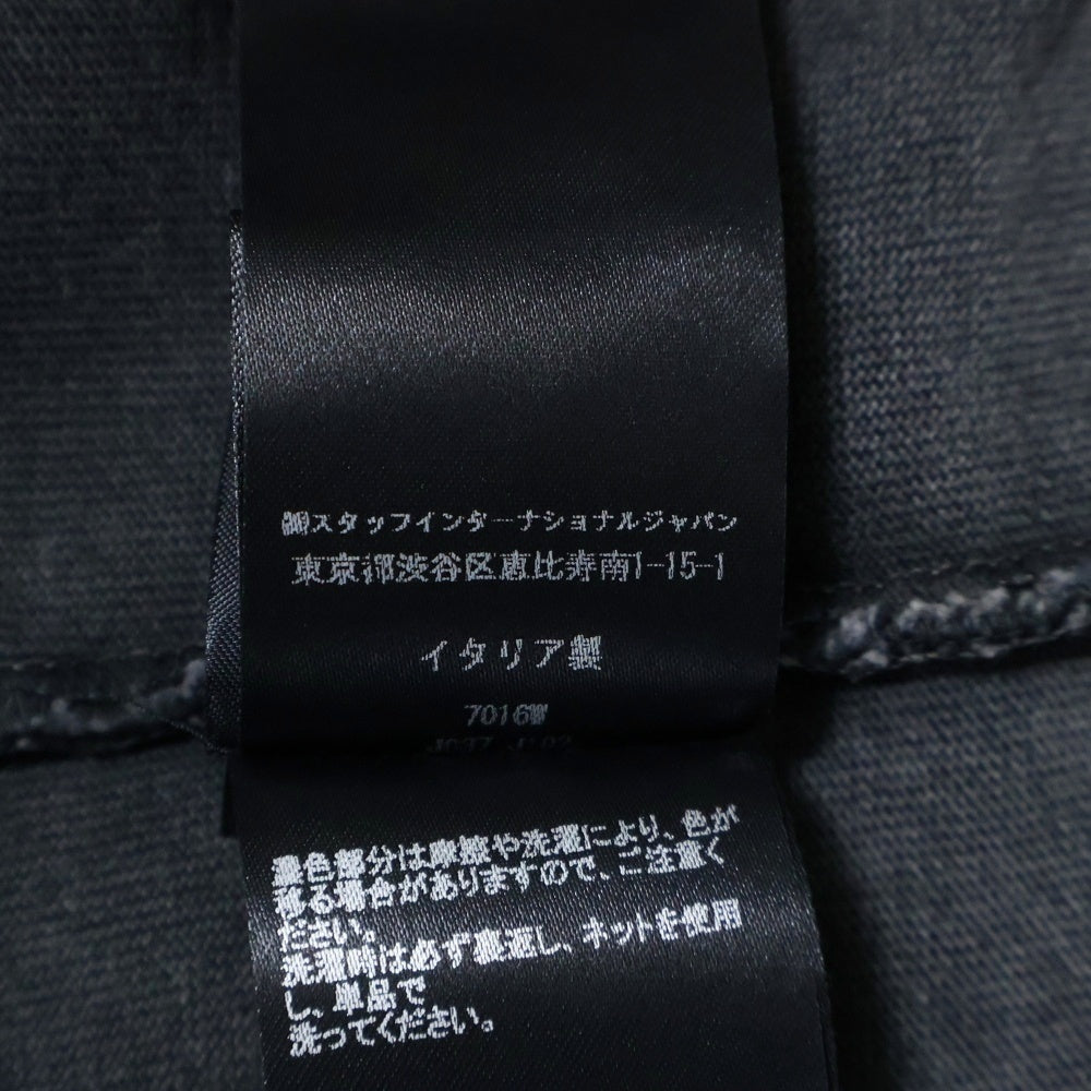 AMIRI(アミリ) Mr.Hollywood ミスター ハリウッド ヴィンテージ加工 半袖Tシャツ カットソー ブラック