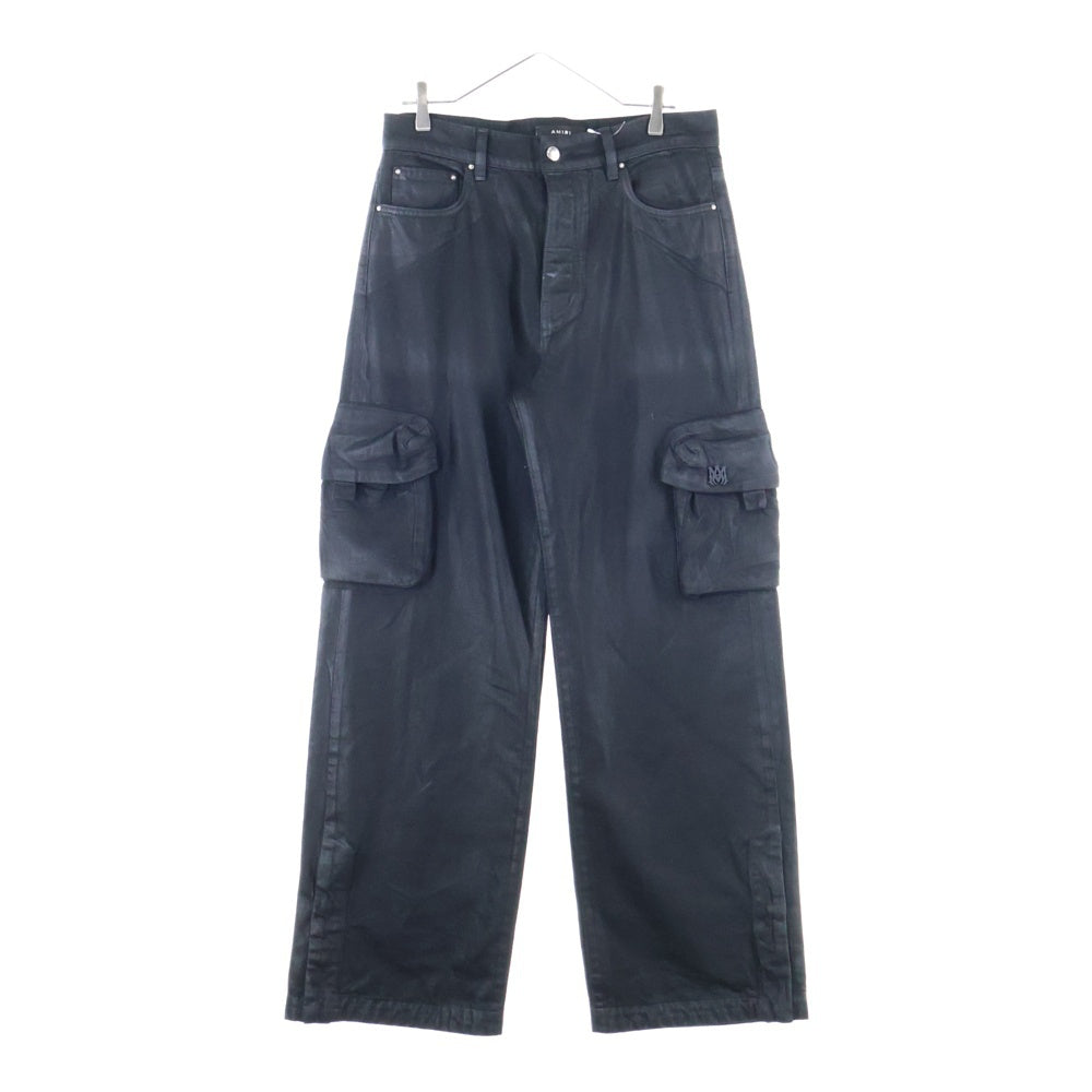 AMIRI(アミリ) Wax M65 BAGGY CARGO ワックス加工 M65 バギー カーゴパンツ ブラック