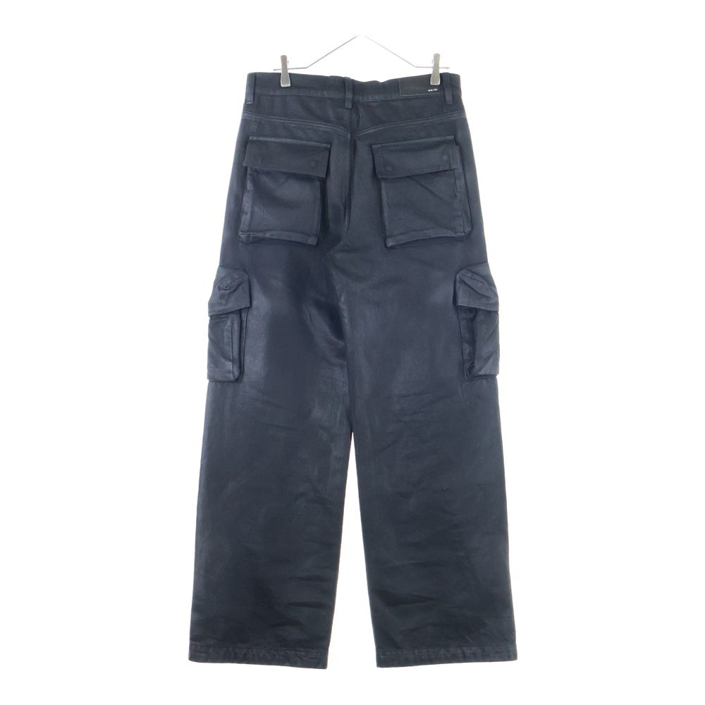 AMIRI(アミリ) Wax M65 BAGGY CARGO ワックス加工 M65 バギー カーゴパンツ ブラック