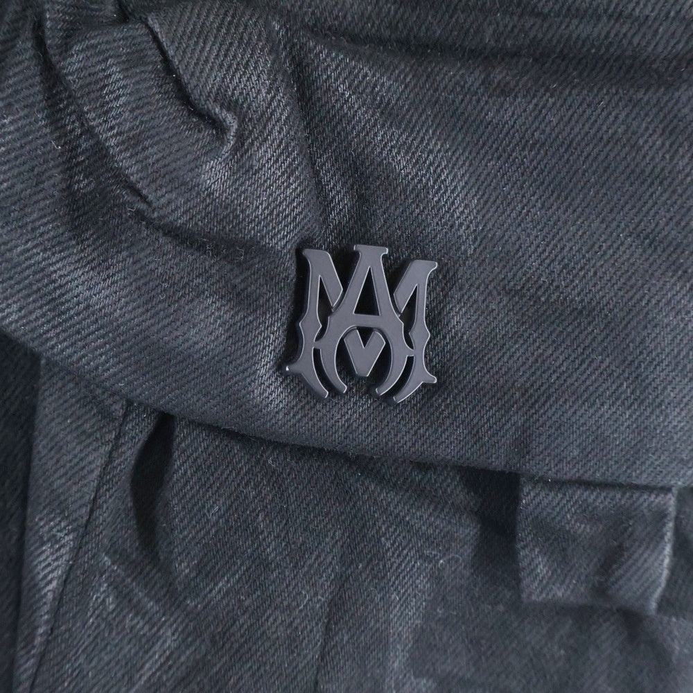 AMIRI(アミリ) Wax M65 BAGGY CARGO ワックス加工 M65 バギー カーゴパンツ ブラック