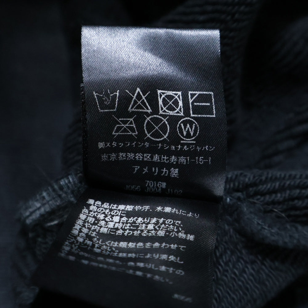AMIRI(アミリ) MA Logo SHOTGUN Crewneck フロントロゴ ショットガン加工 クルーネックスウェットトレーナー ブラック