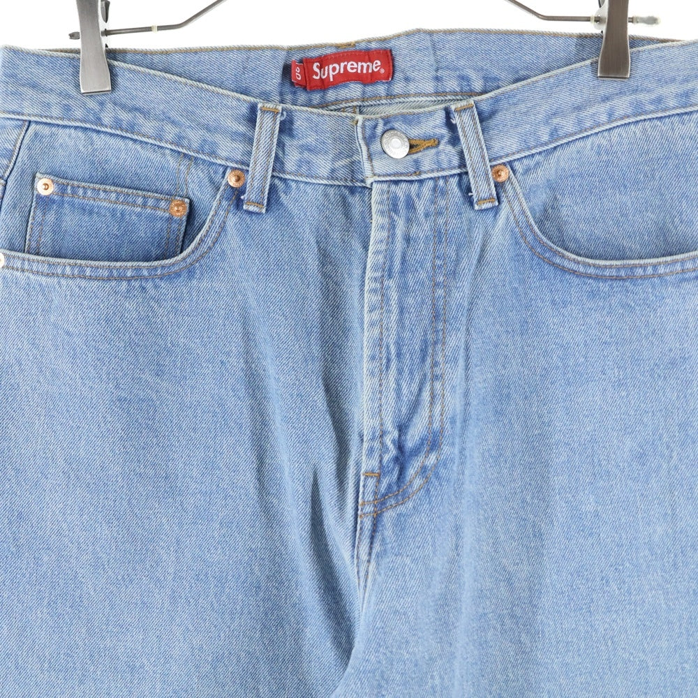 SUPREME(シュプリーム) 22AW Baggy Jean ジップフライ クラシックロゴ バギーデニムパンツ ジーンズ インディゴ