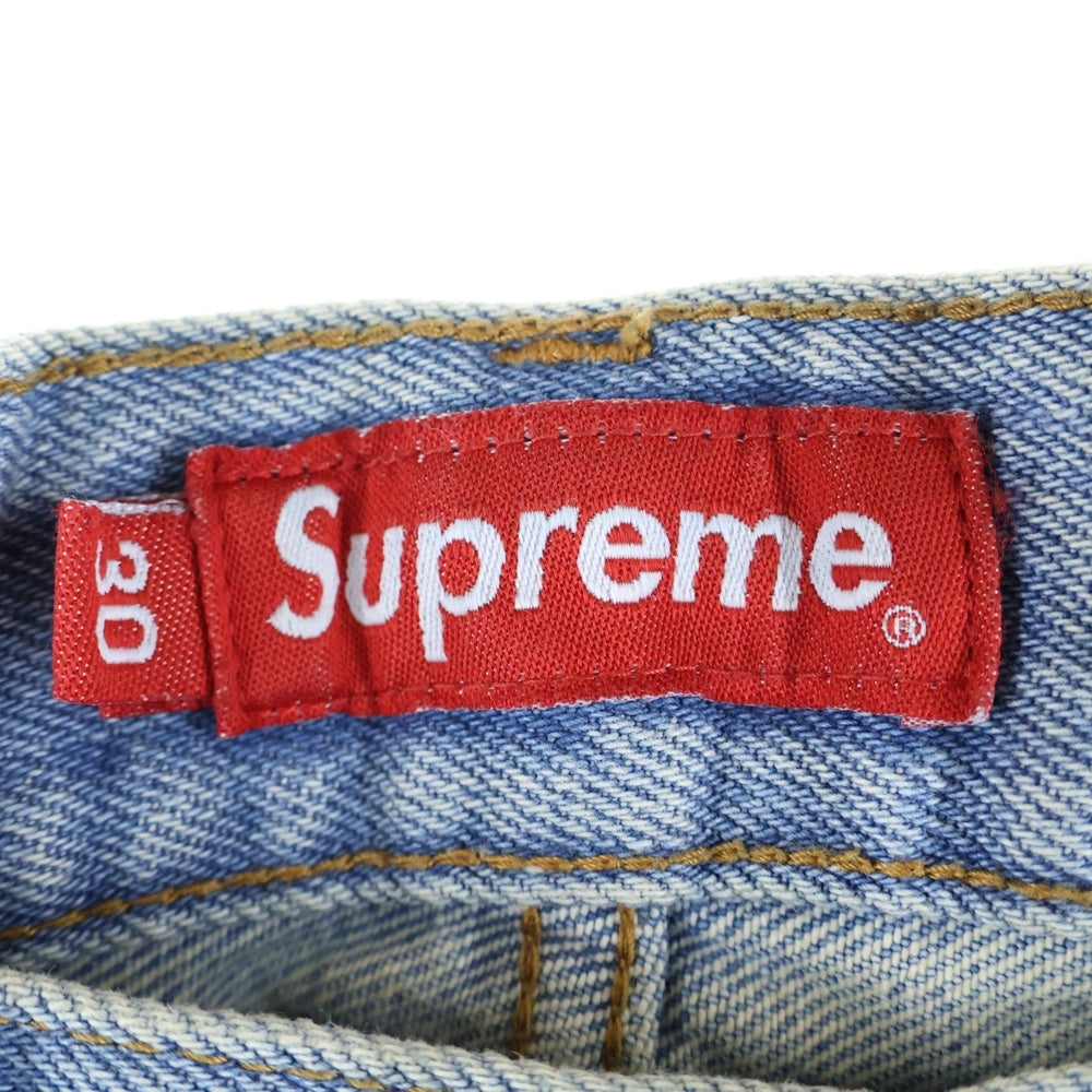SUPREME(シュプリーム) 22AW Baggy Jean ジップフライ クラシックロゴ バギーデニムパンツ ジーンズ インディゴ