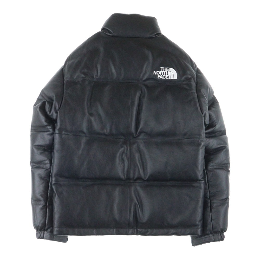 SUPREME(シュプリーム) 17AW Leather Nuptse Jacket レザーヌプシ