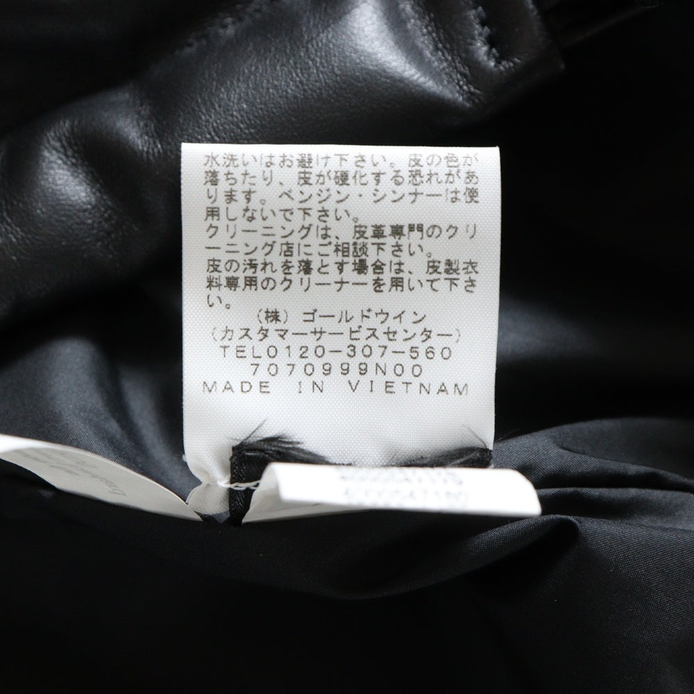 SUPREME(シュプリーム) 17AW Leather Nuptse Jacket レザーヌプシダウンジャケット ブラック ND917021