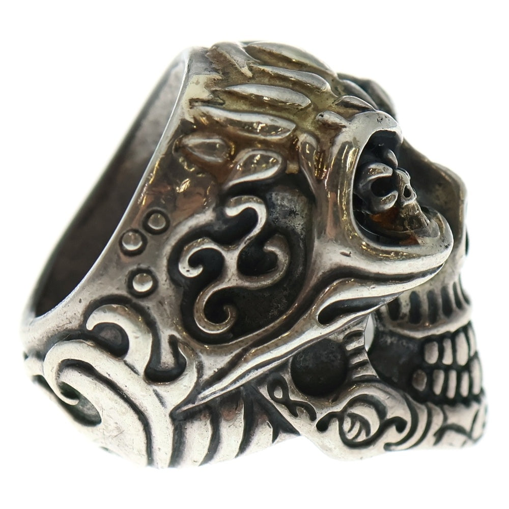 Bill Wall Leather/BWL(ビルウォールレザー) MASTER SKULL RING マスター スカル リング シルバー
