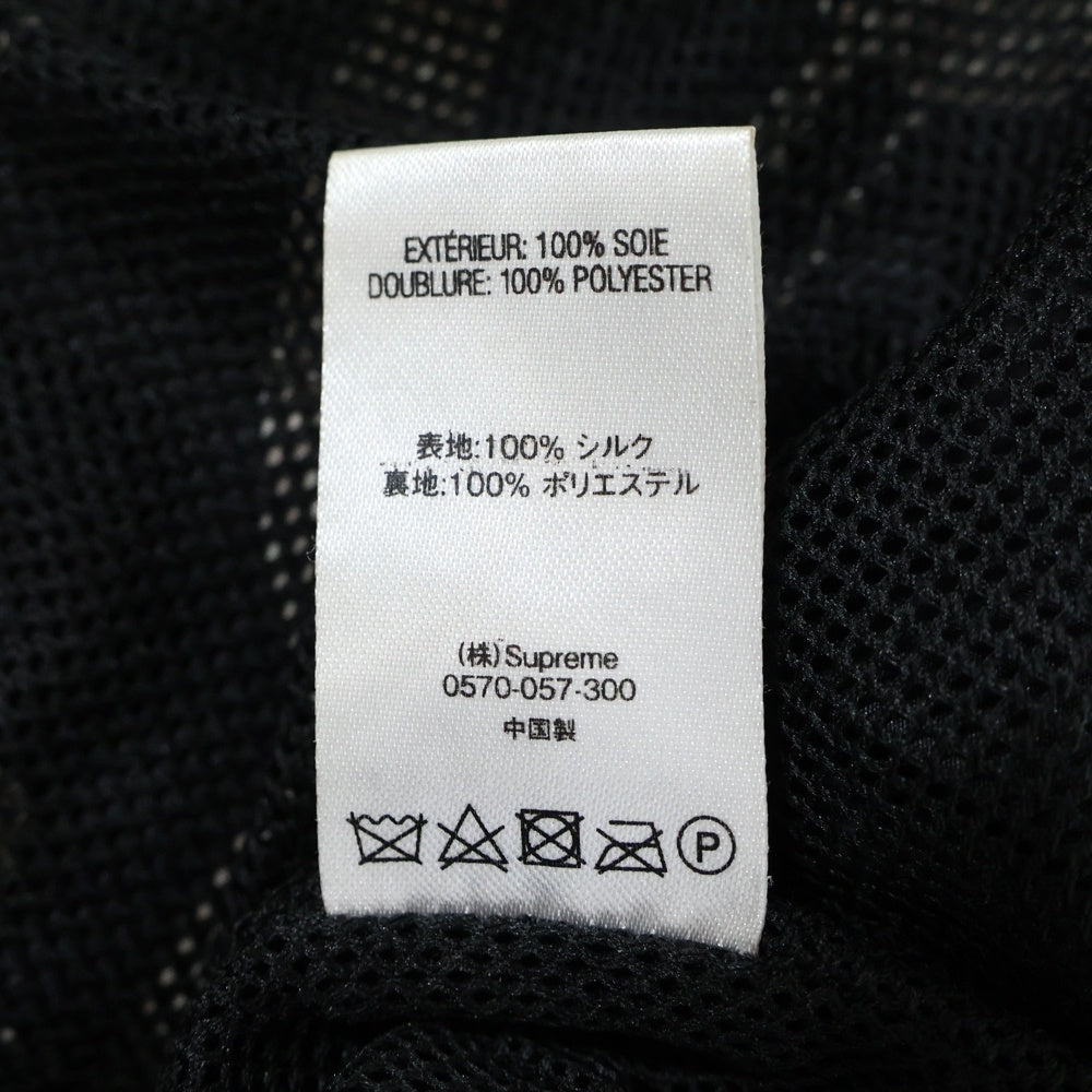 SUPREME(シュプリーム) 19SS Floral Silk Track Jacket フローラルシルクトラックジャケット ブラック