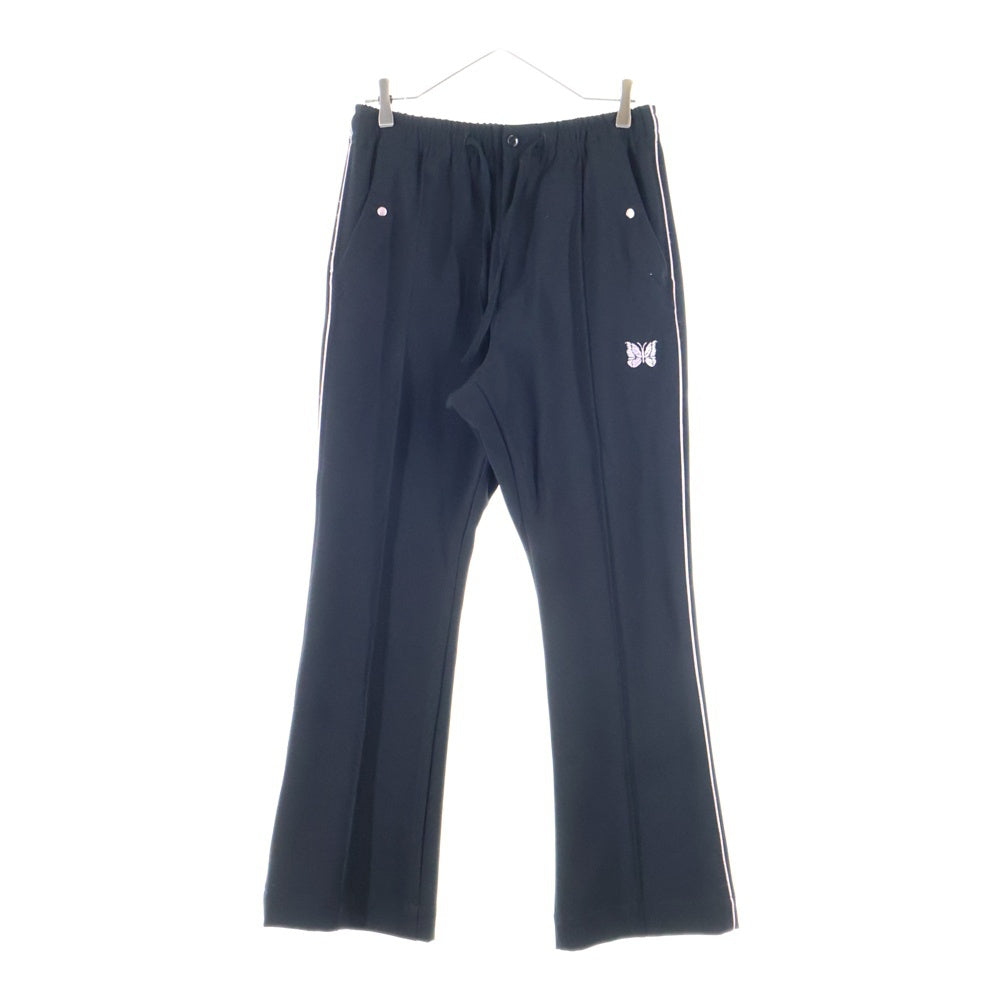 Needles(ニードルス) PIPING COWBOY PANTS パイピング カウボーイ フレア トラックパンツ ブラック/ピンク KP123