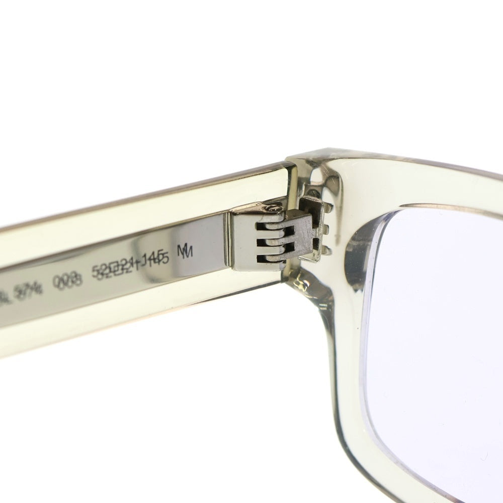 SAINT LAURENT PARIS(サンローランパリ) SL 574 003 クリアフレーム ウェリントンサングラス アイウェア 眼鏡 クリア