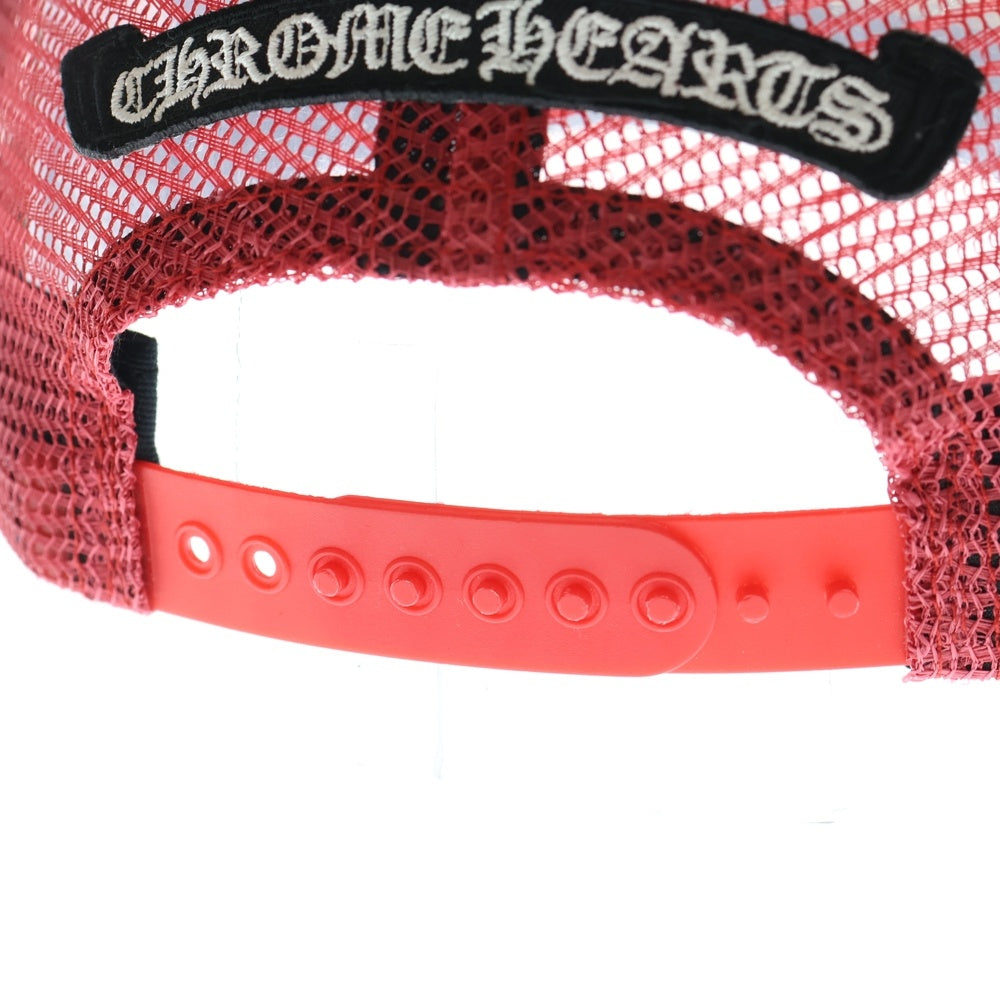 CHROME HEARTS(クロムハーツ) カモセメタリークロス メッシュ トラッカーキャップ レッド