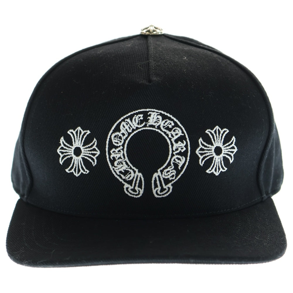 CHROME HEARTS(クロムハーツ) Baseball CAP Horseshoe CH CROSS CHロゴ ホースシュー 帽子 キャップ ブラック