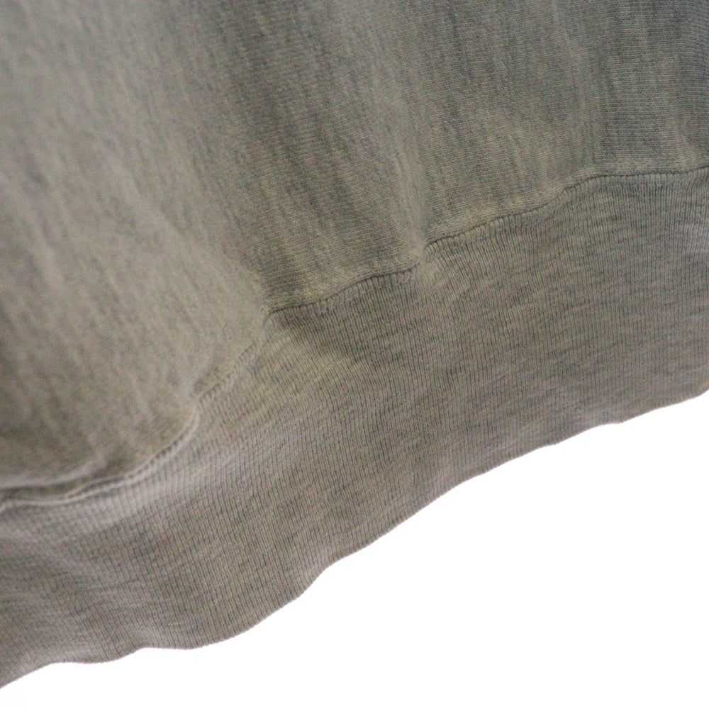 CHAMPION(チャンピオン) 90's Reverse Weave WISCONSIN ATH DEPT リバースウィーブ 刺繍タグ前期 三段染み込みプリント スウェットクルーネック トレーナー グレー