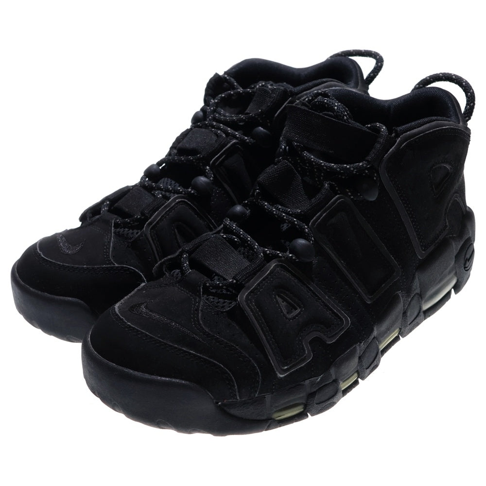 NIKE(ナイキ) AIR MORE UPTEMPO BLACK 414962-004 エアモアアップテンポ ハイカットスニーカー ブラック US9.5/27.5cm
