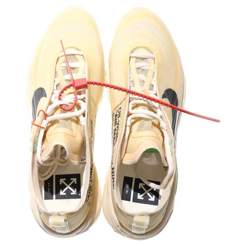 NIKE(ナイキ) ×OFF WHITE AIR MAX 97 THE TEN AJ4585-100 オフホワイト エアマックス97 ザテン ローカットスニーカー ホワイト US10.5/28.5cm