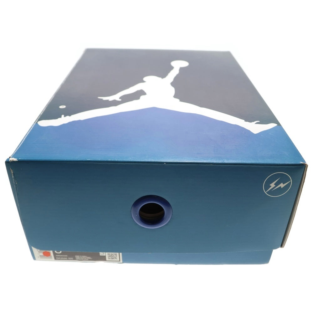 NIKE(ナイキ) ×fragment design AIR JORDAN3 RETRO SP DA3595-100 フラグメントデザイン エアジョーダン3 ミッドカットスニーカー ホワイト/ブラック US8.5/26.5cm