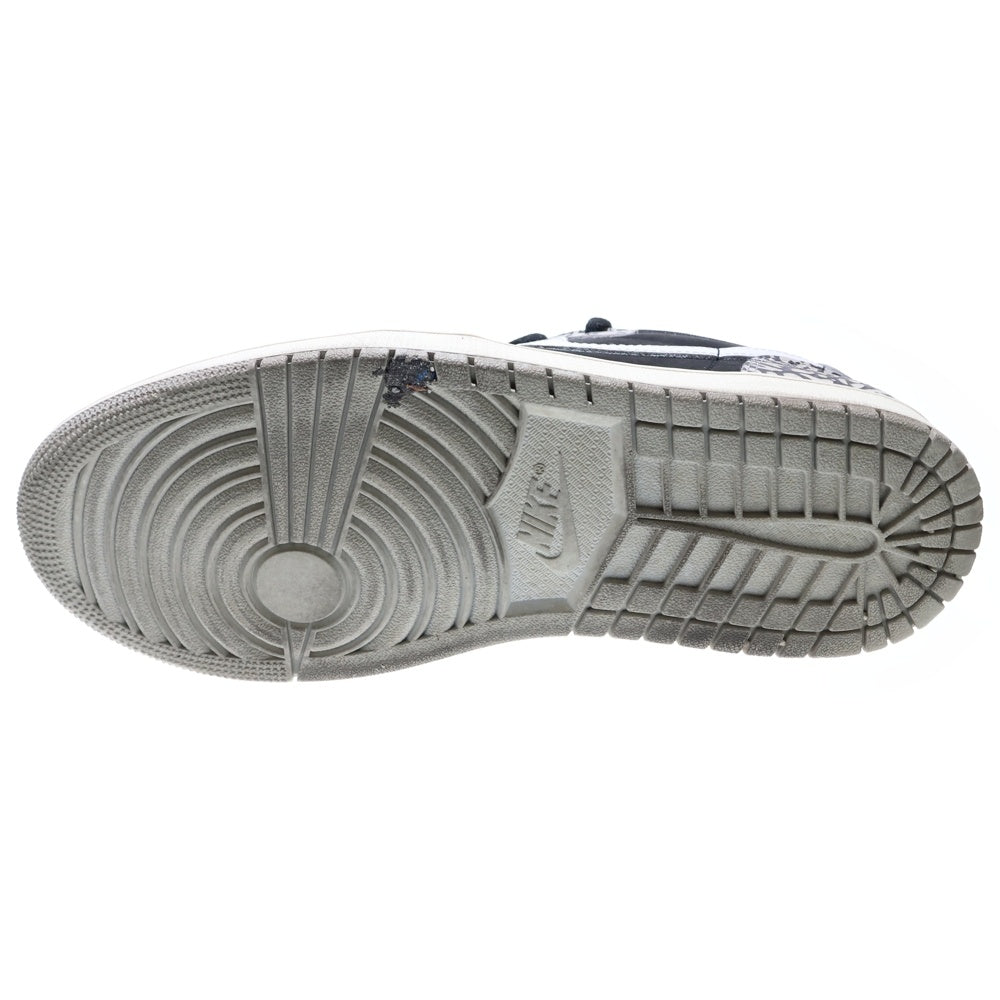 NIKE(ナイキ) AIR JORDAN 1 RETRO LOW OG Black Toe CZ0790-001 エアジョーダン1 レトロ ロー OG ローカットスニーカー ブラック/グレー US9.5/27.5cm