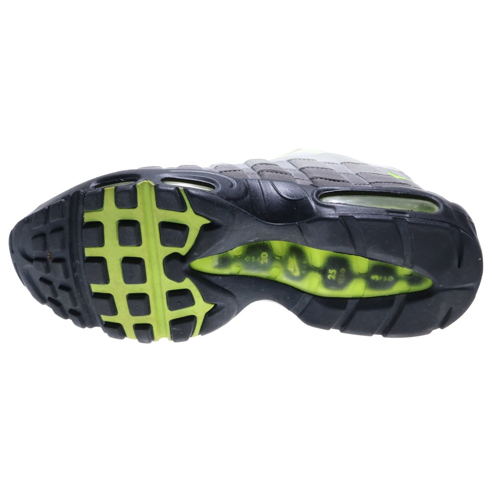 NIKE(ナイキ) 【観賞用 2015年製】AIR MAX 95 OG YELLOW GRADATION 554970-071 エアマックス イエローグラデ ローカットスニーカー レディース グレー/イエロー US9/27cm