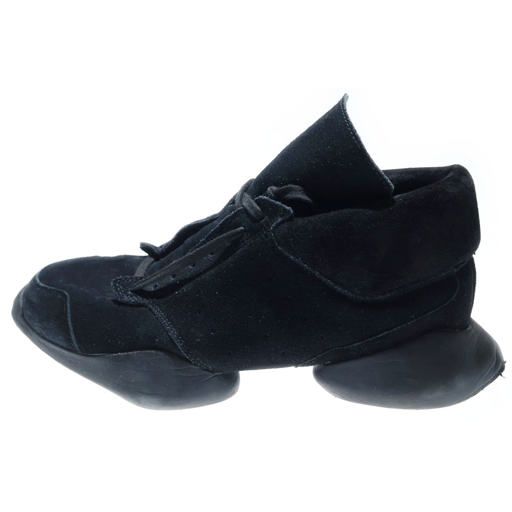 Rick Owens(リックオウエンス) ×ADIDAS TECH RUNNER アディダス テックランナー スエード切り替えローカットスニーカー ブラック S74569 US8.5/26.5cm