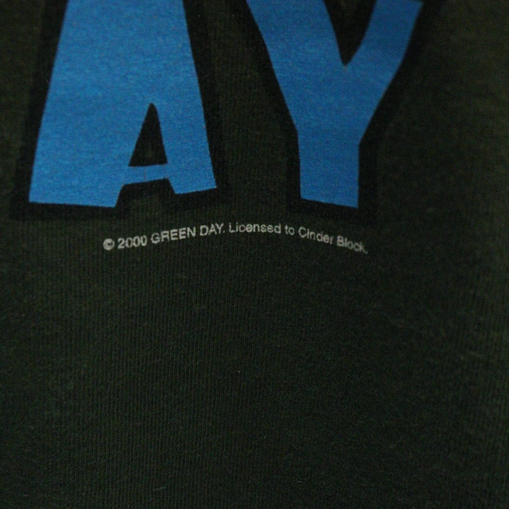 VINTAGE(ヴィンテージ) 00's GREEN DAY NIMROD ANVIL グリーンデイ ニムロッド 両面プリント半袖Tシャツ カットソー カーキ