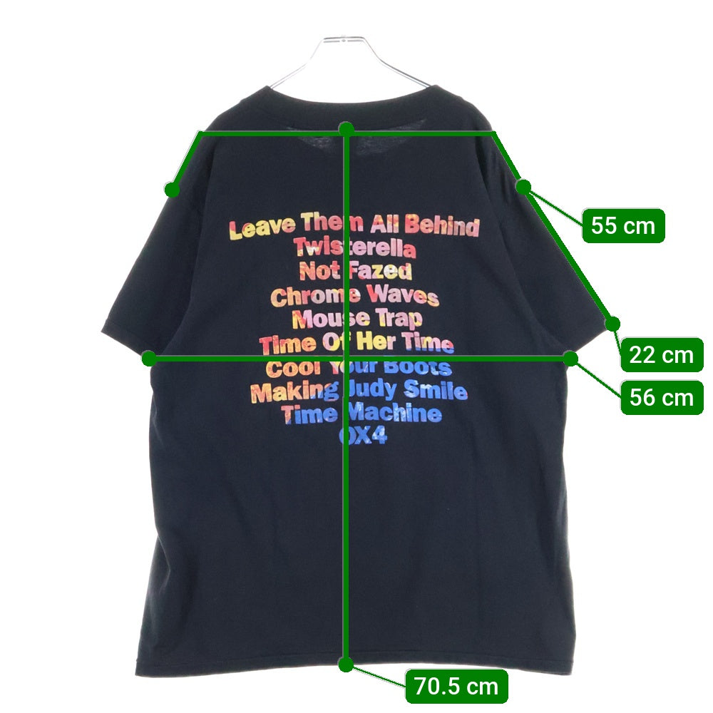 VINTAGE(ヴィンテージ) 90's RIDE GOING BLANK AGAIN ライド ゴーイングブランクアゲイン 両面プリント半袖Tシャツ カットソー ブラック