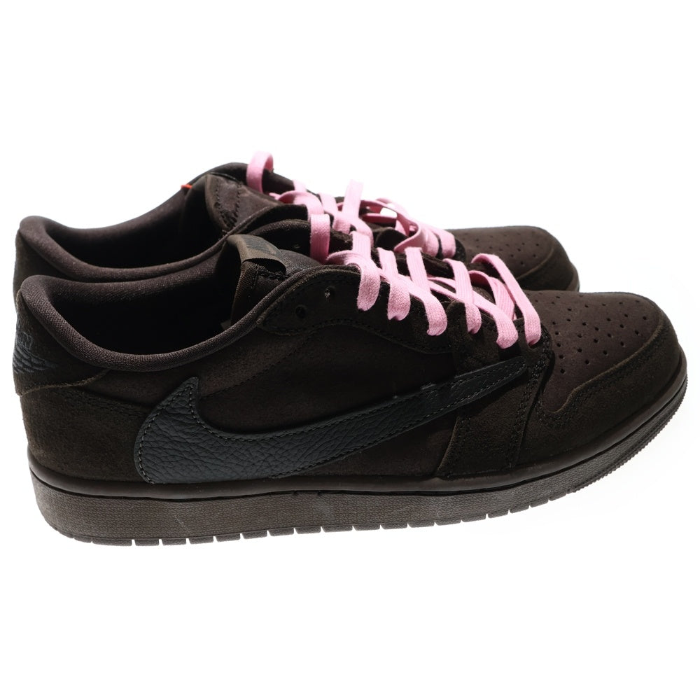 NIKE(ナイキ) ×TRAVIS SCOTT AIR JORDAN 1 LOW OG SP VELVET BROWN AND DARK MOCHA DM7866-202 トラヴィススコット エアジョーダン1 ローカットスニーカー US9/27cm