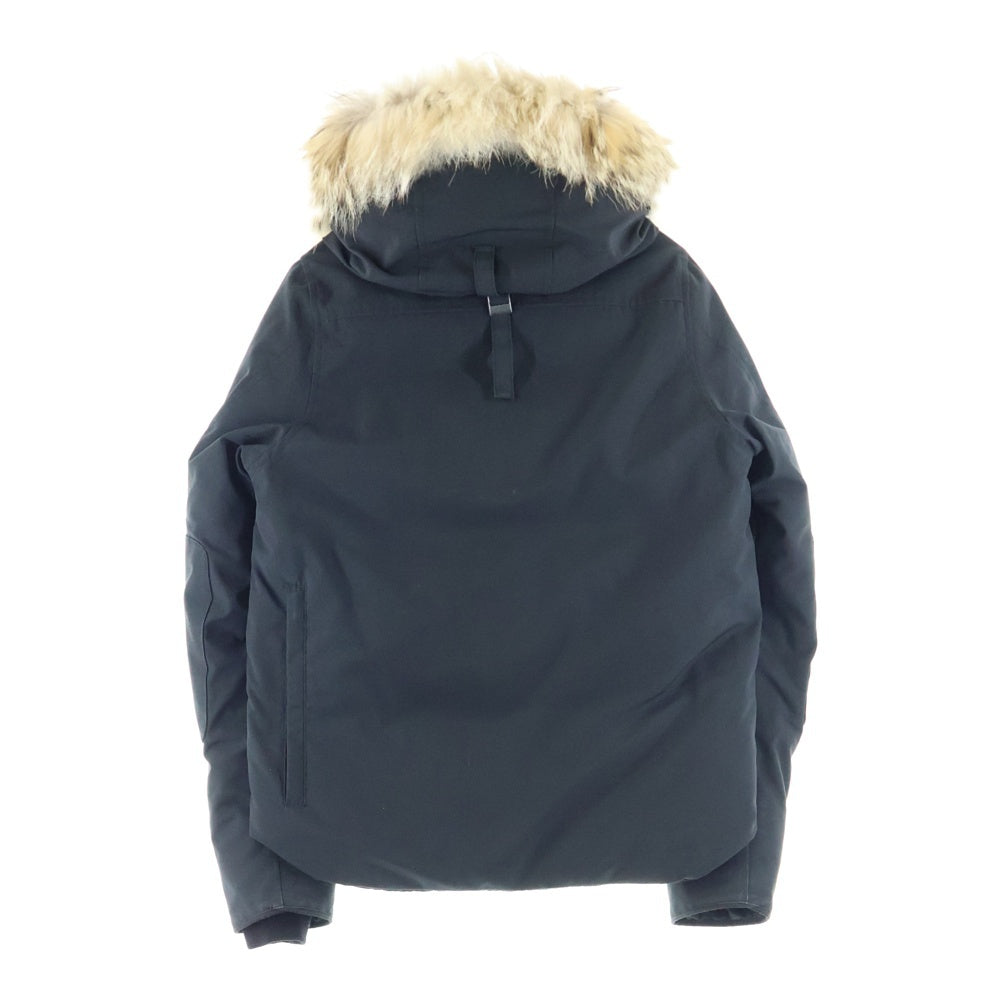 CANADA GOOSE(カナダグース) RUSSELL ラッセル ファーフーデッド ナイロン ダウンジャケット ブラック 2301JM