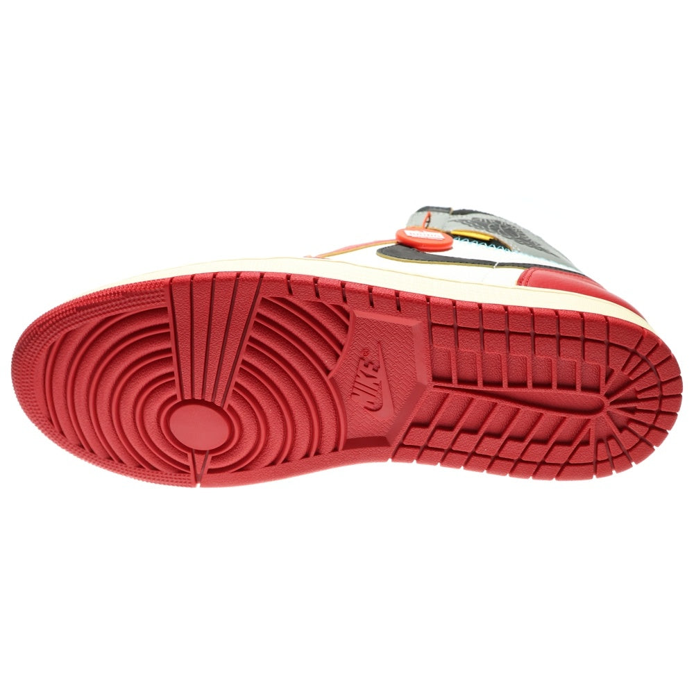 NIKE(ナイキ) ×UNION ユニオン AIR JORDAN 1 RETRO HIGH OG Chicago HV8563-600 エアジョーダン1 ハイ ハイカットスニーカー シカゴ レッド/ホワイト US11/29cm