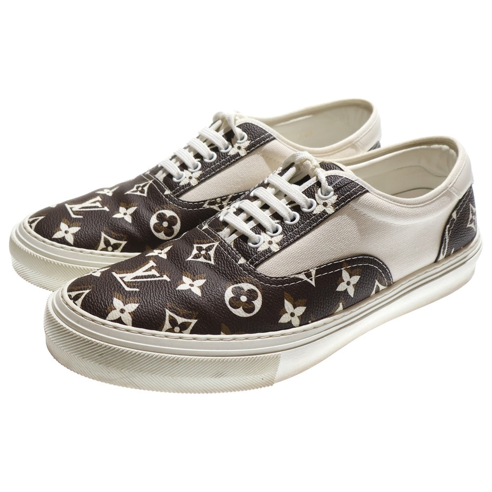 LOUIS VUITTON(ルイヴィトン) トロカデロライン レザー ローカットスニーカー シューズ ホワイト/ブラウン FA1109