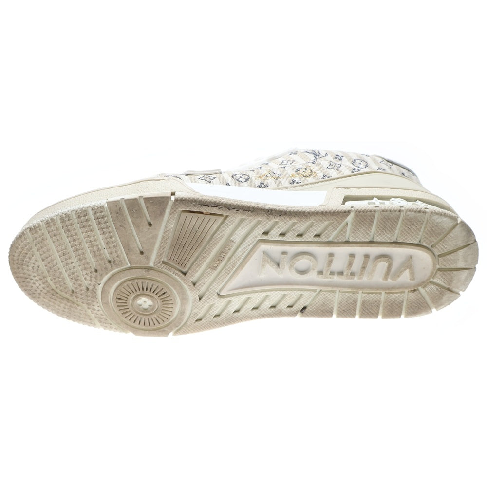 LOUIS VUITTON(ルイヴィトン) 23AW モノグラム LVトレイナーライン レザー/キャンバス ローカットスニーカー ベージュ VL0223