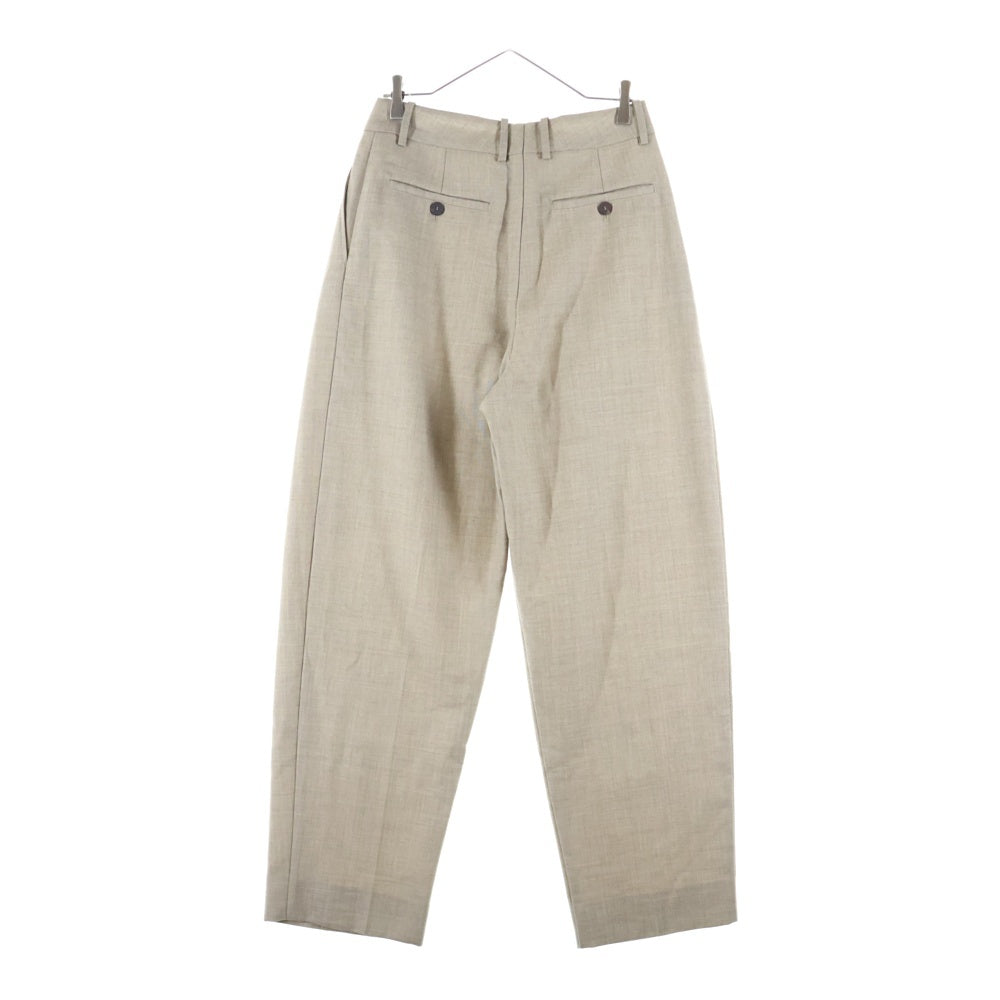 STUDIO NICHOLSON(スタジオニコルソン) スラックス ストレート パンツ ベージュ