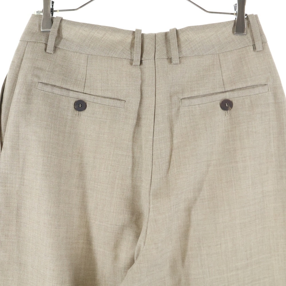 STUDIO NICHOLSON(スタジオニコルソン) スラックス ストレート パンツ ベージュ