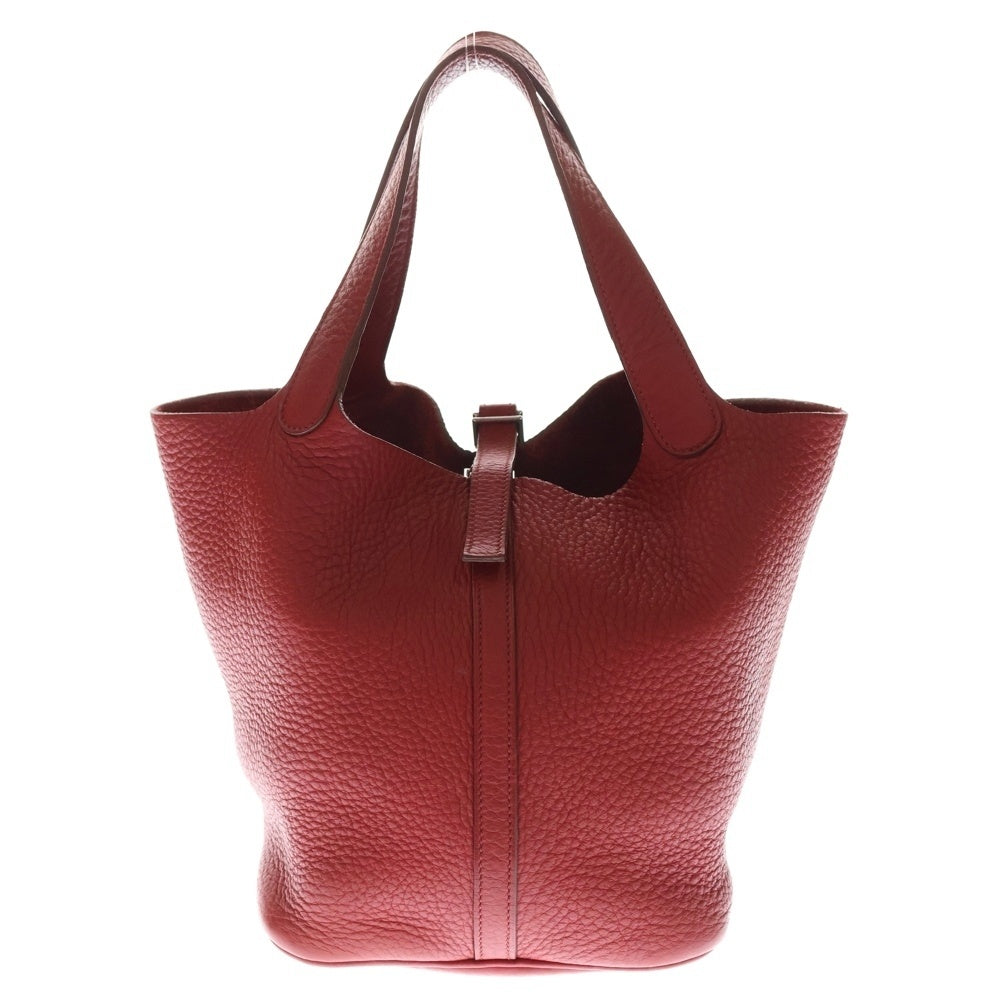 HERMES(エルメス) ピコタン22 ルージュカザック トリヨン □M刻印 SV金具 レディース