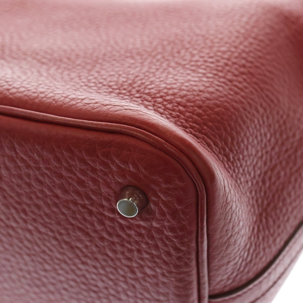 HERMES(エルメス) ピコタン22 ルージュカザック トリヨン □M刻印 SV金具 レディース