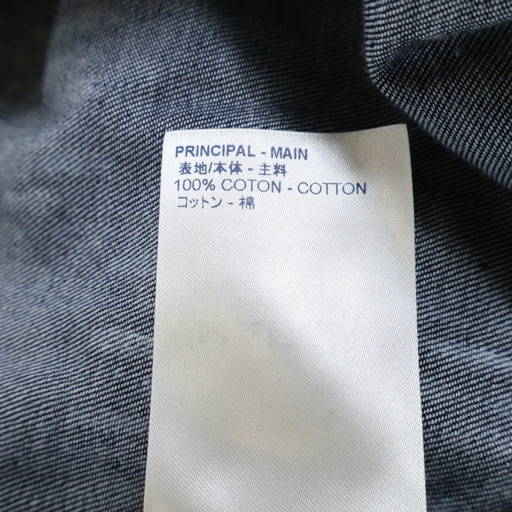 LOUIS VUITTON(ルイヴィトン) 20AW ×NIGO モノグラム ウェーブジャイアント ダミエ フランネル 長袖シャツ ネイビー RM202M VJI HJS02W