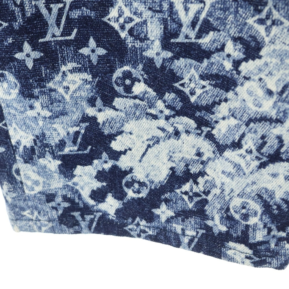 LOUIS VUITTON(ルイヴィトン) 21SS モノグラム タペストリー デニムパンツ ネイビー RM211M ZMC HKD02W