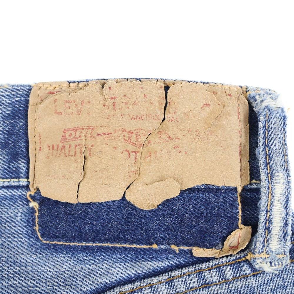 Levi's(リーバイス) 60s VINTAGE 501 BIGE 前期 ボタン裏4 Vステッチ ストレートデニムパンツ インディゴ