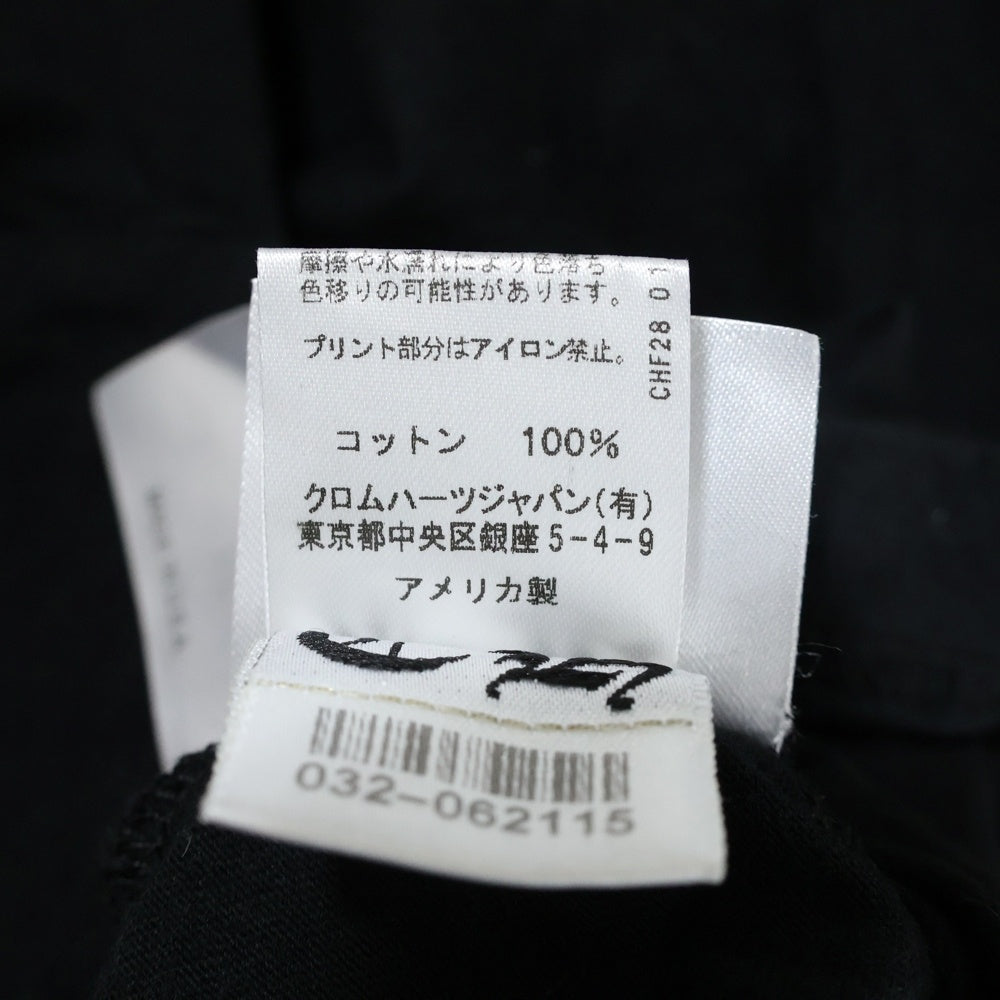 CHROME HEARTS(クロムハーツ) JOE FOTI EXHIBITION T Shirt ジョー フォティ スカル プリント 半袖シャツ カットソー ブラック