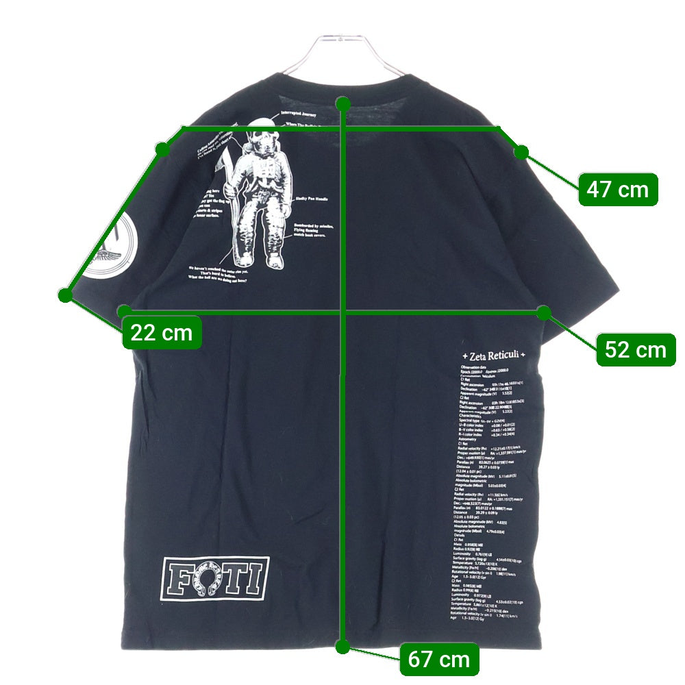 CHROME HEARTS(クロムハーツ) JOE FOTI EXHIBITION T Shirt ジョー フォティ スカル プリント 半袖シャツ カットソー ブラック