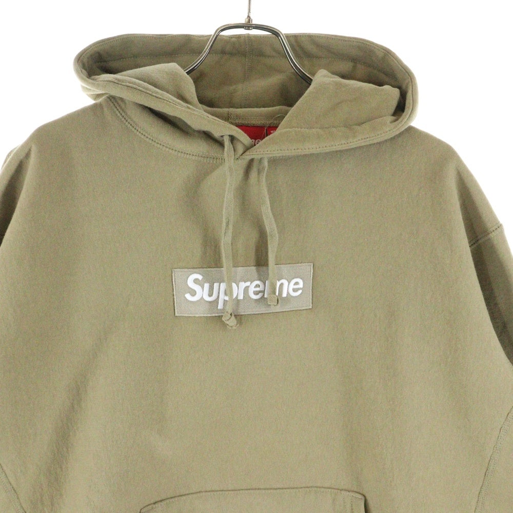 SUPREME(シュプリーム) 23AW Box Logo Hooded Sweatshirt ボックスロゴ スウェットプルオーバーパーカー ベージュ