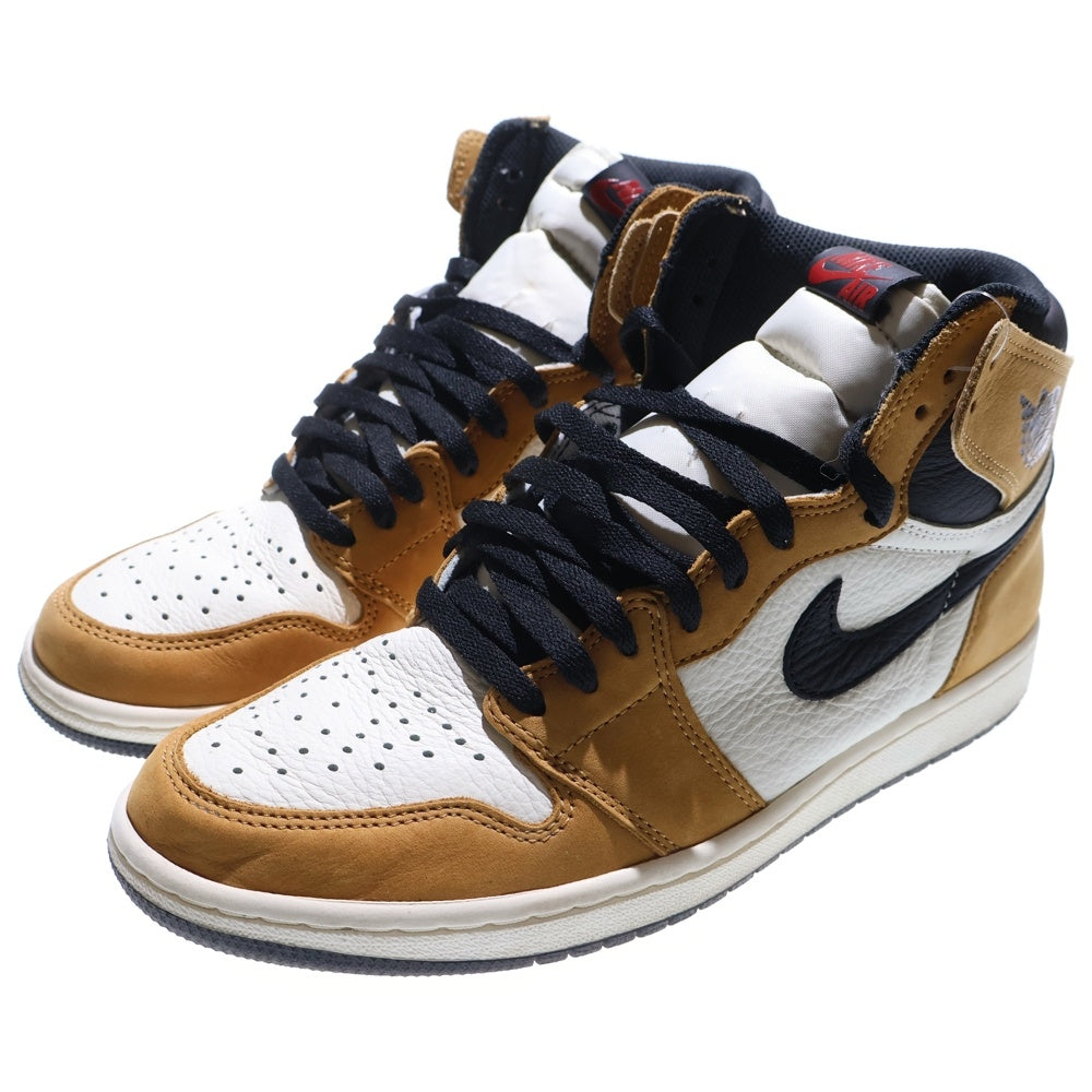NIKE(ナイキ) AIR JORDAN 1 RETRO HIGH Rookie of The Year 555088-700 エアジョーダン 1 ハイカットスニーカー ルーキーオブザイヤー ベージュ/ホワイト US10/28cm