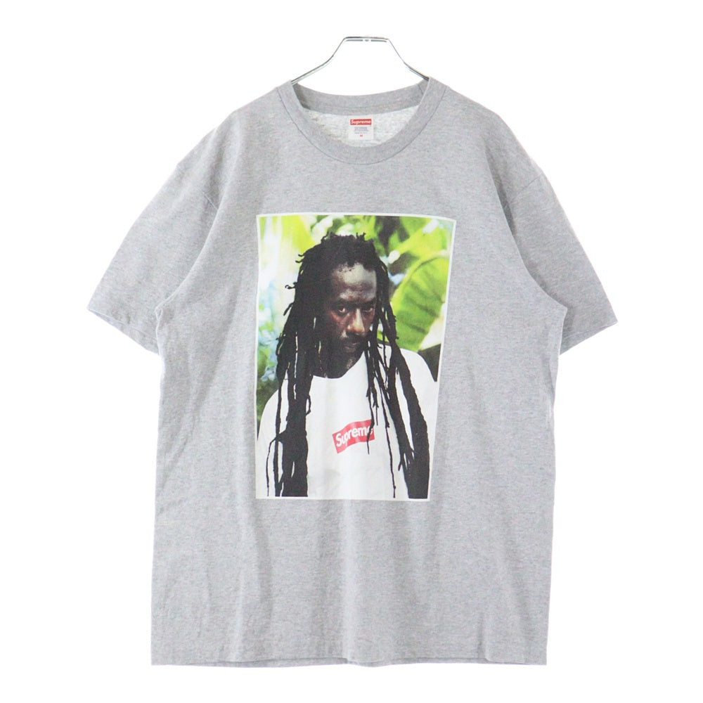 SUPREME(シュプリーム) 19SS Buju Banton Tee ブジュバントン フォトT プリント半袖Tシャツ カットソー グレー