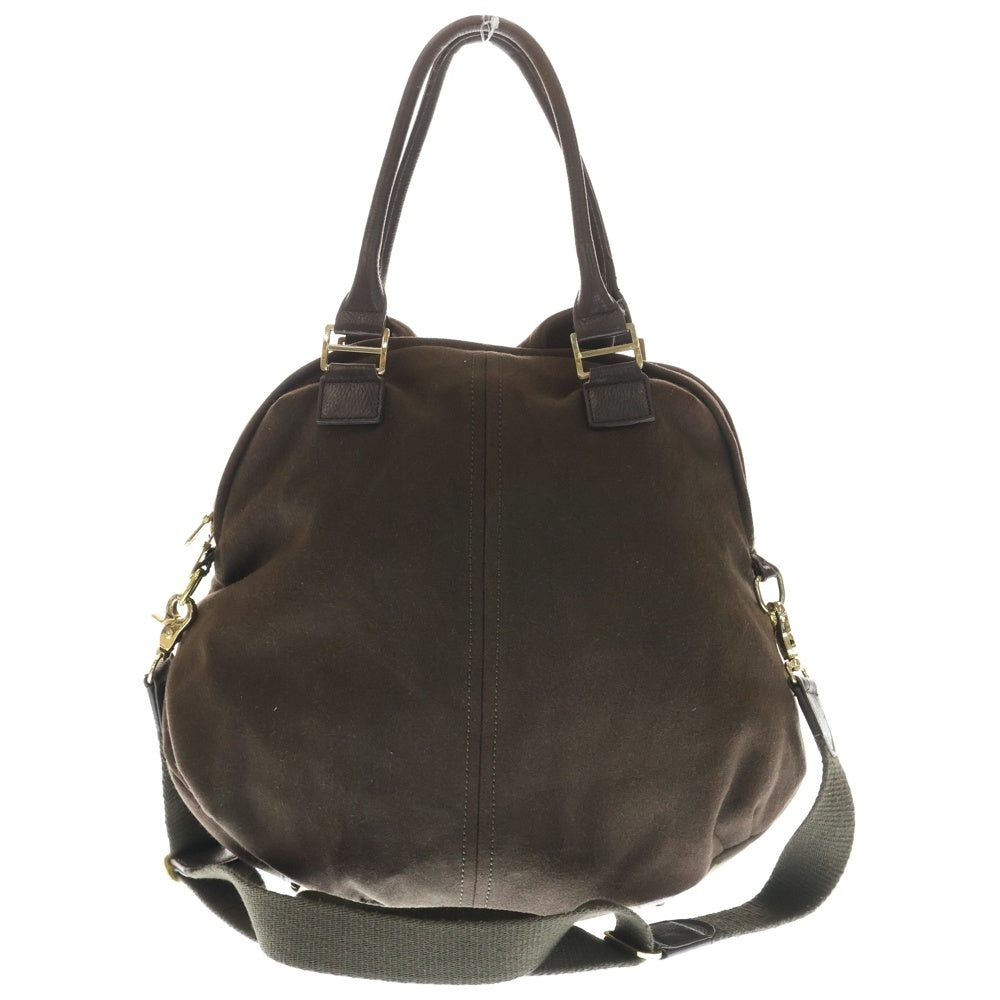 muta(ムータ) 2WAY コート型 トートバッグ ショルダーバッグ ブラウン