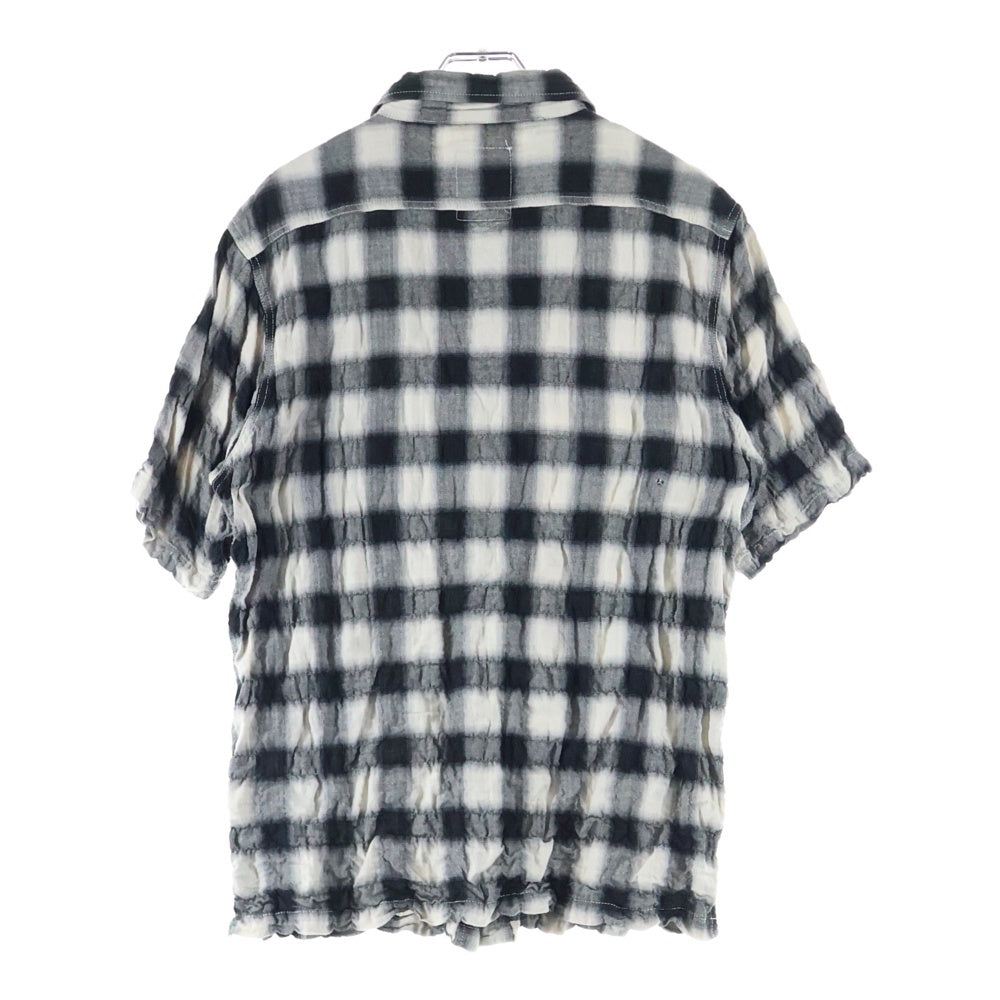 Let it Ride(レットイットライド) チェック柄 半袖シャツ ブラック