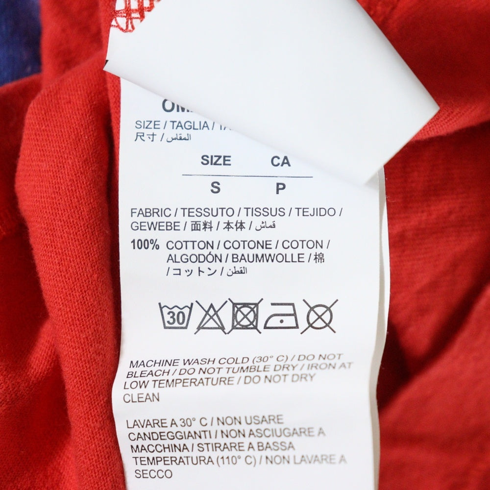 OFF-WHITE(オフホワイト) 18AW Bernini Over T-Shirt ベルニーニ 半袖Tシャツ カットソー レッド OMAA032F18185011