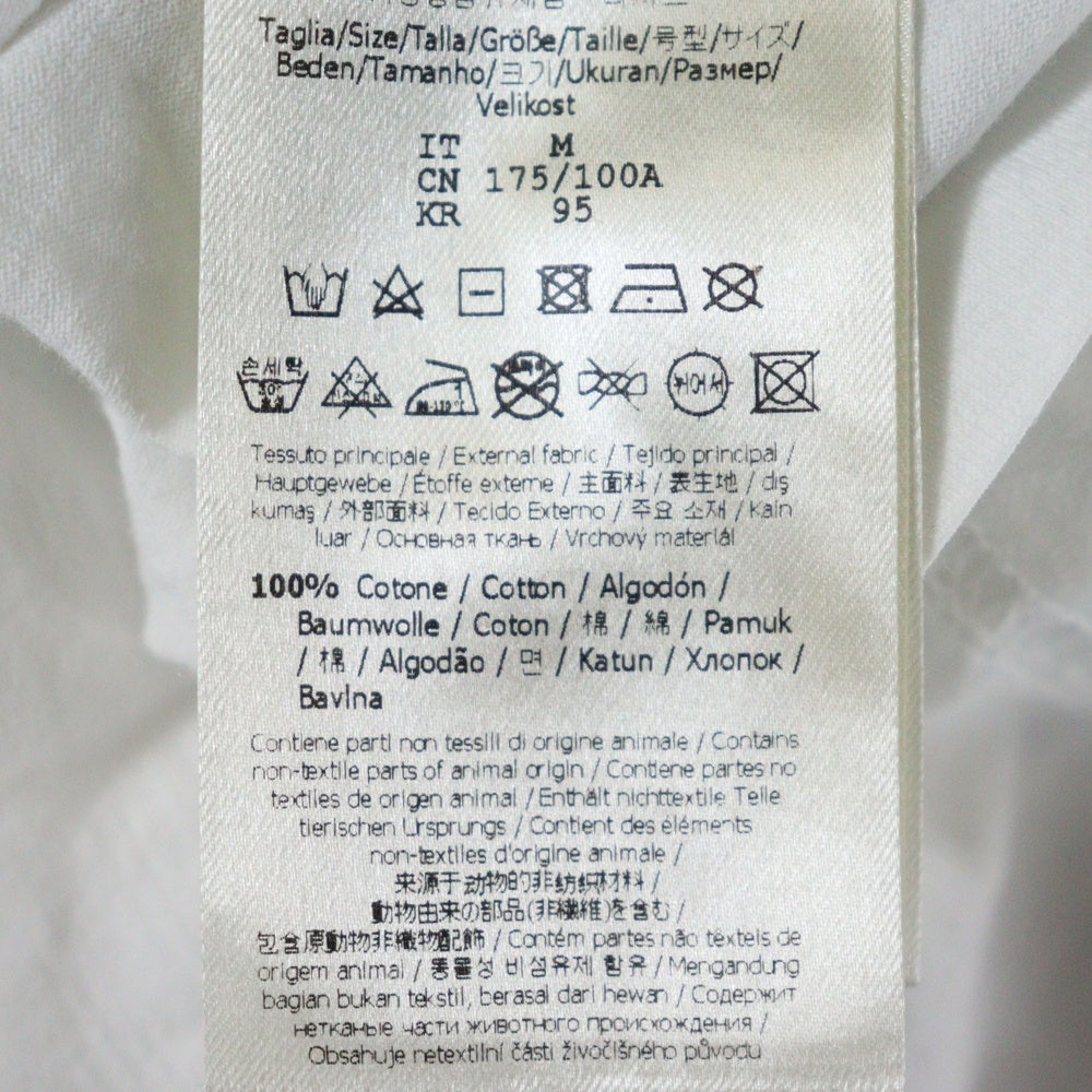 FENDI(フェンディ) 17AWカールコラージュ ワッペン/プリント 半袖Tシャツ カットソー ホワイト FY0894A9IQ