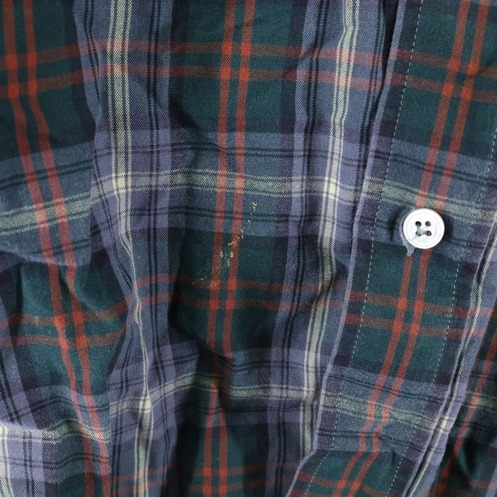 LARDINI(ラルディーニ) IMCIRO チェック柄 ドレス長袖シャツ ダークグレー