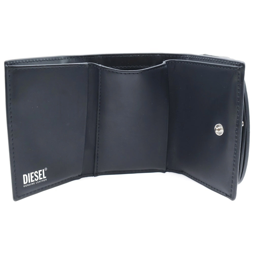 DIESEL(ディーゼル) オーバルロゴ 三つ折り財布 コンパクトウォレット