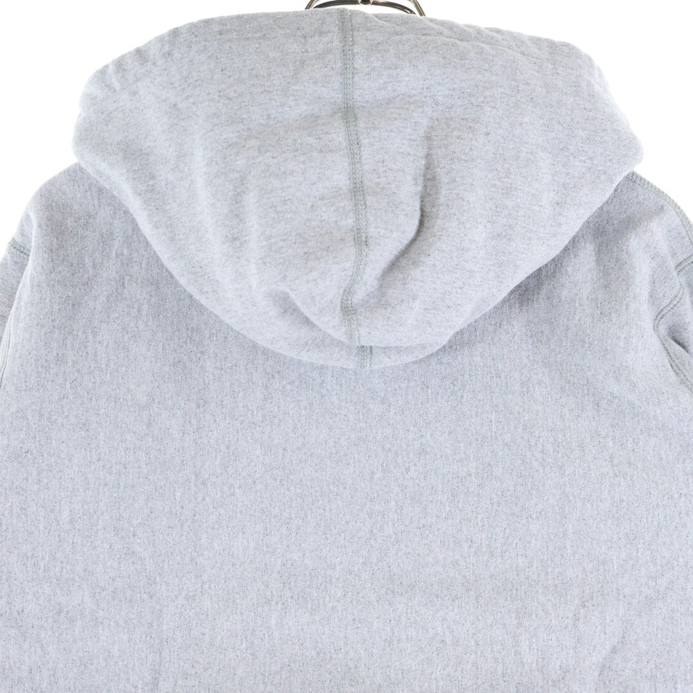 SUPREME(シュプリーム) 19AW Bandana Box Logo Hooded Sweatshirt バンダナ ボックスロゴ プルオーバー スウェット パーカー グレー/ブルー