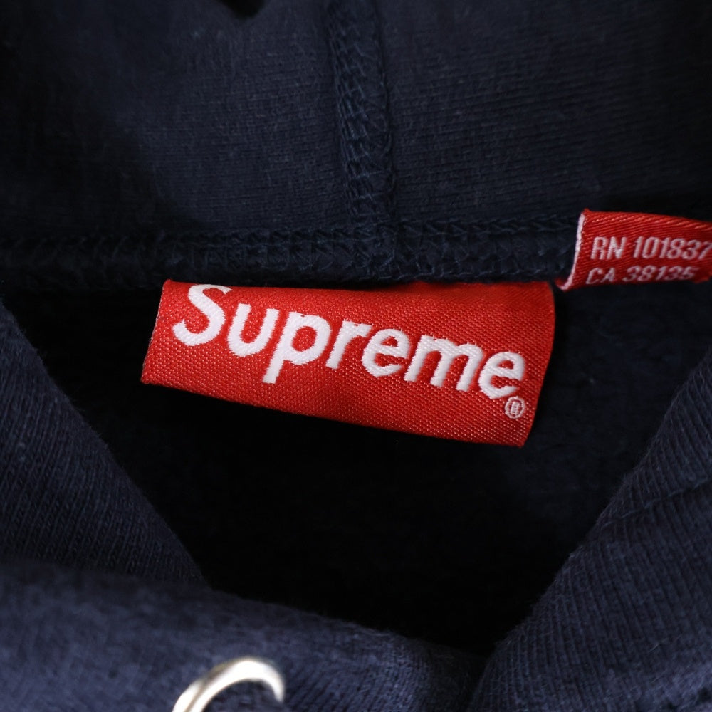 SUPREME(シュプリーム) 20AW Cross Box Logo Hooded Sweatshirt クロスボックスロゴ フーディ プルオーバースウェットパーカー フーディ ネイビー