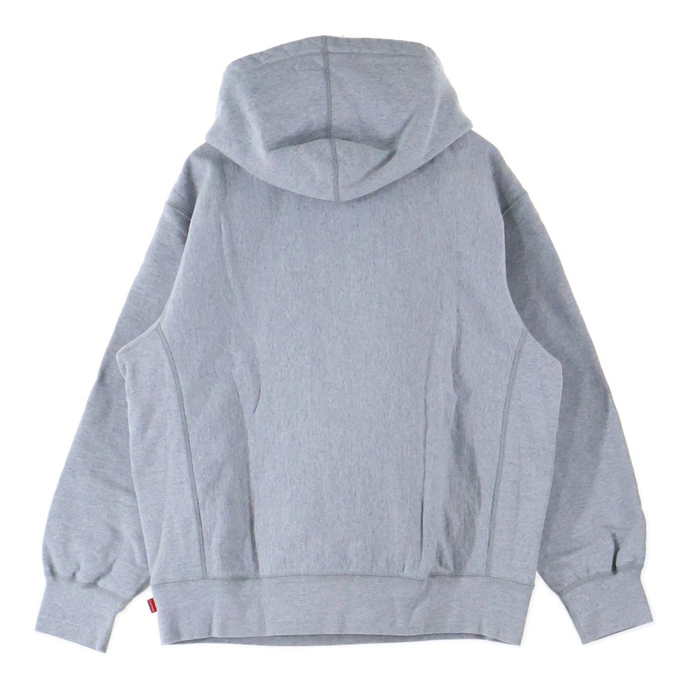 SUPREME(シュプリーム) 20AW Cross Box Logo Hooded Sweatshirt クロス ボックスロゴ刺繍 プルオーバースウェットパーカー フーディー グレー